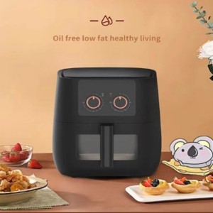 6L Mechanicall Airfryer with Glass Pot