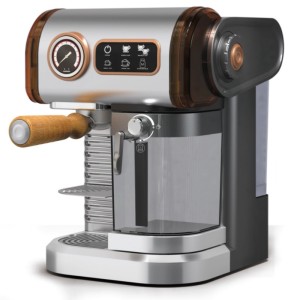Ground Coffee Machine with milk tank