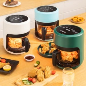 2.5L Digital Airfryer with Glass Pot