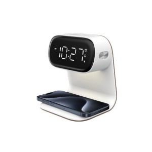 Wholesale Multi-functional Wireless Charging Night Light/Clock Night