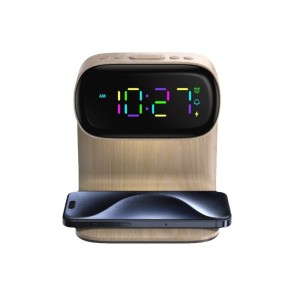Factory Price Wireless Charging Clock Lamp/Night Lamp